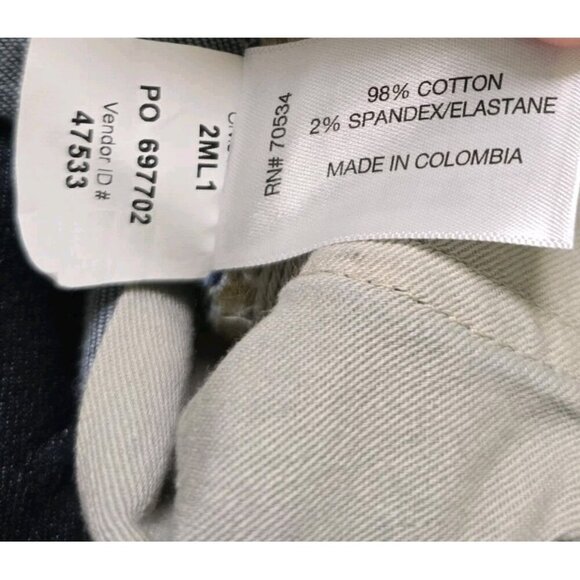 Orvis Five Pocket Jeans Mens 44x32 Straight Dark Blue Denim - Picture 6 of 7